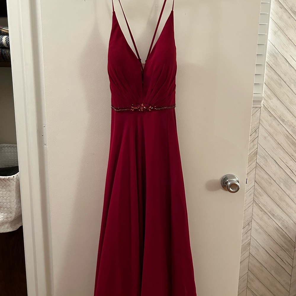 Ruby Red Prom Dress